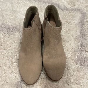 Suede booties